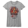 thumbnail image 1 of Resident Evil T Virus Asset Gray Junior Women's T-Shirt, 1 of 2