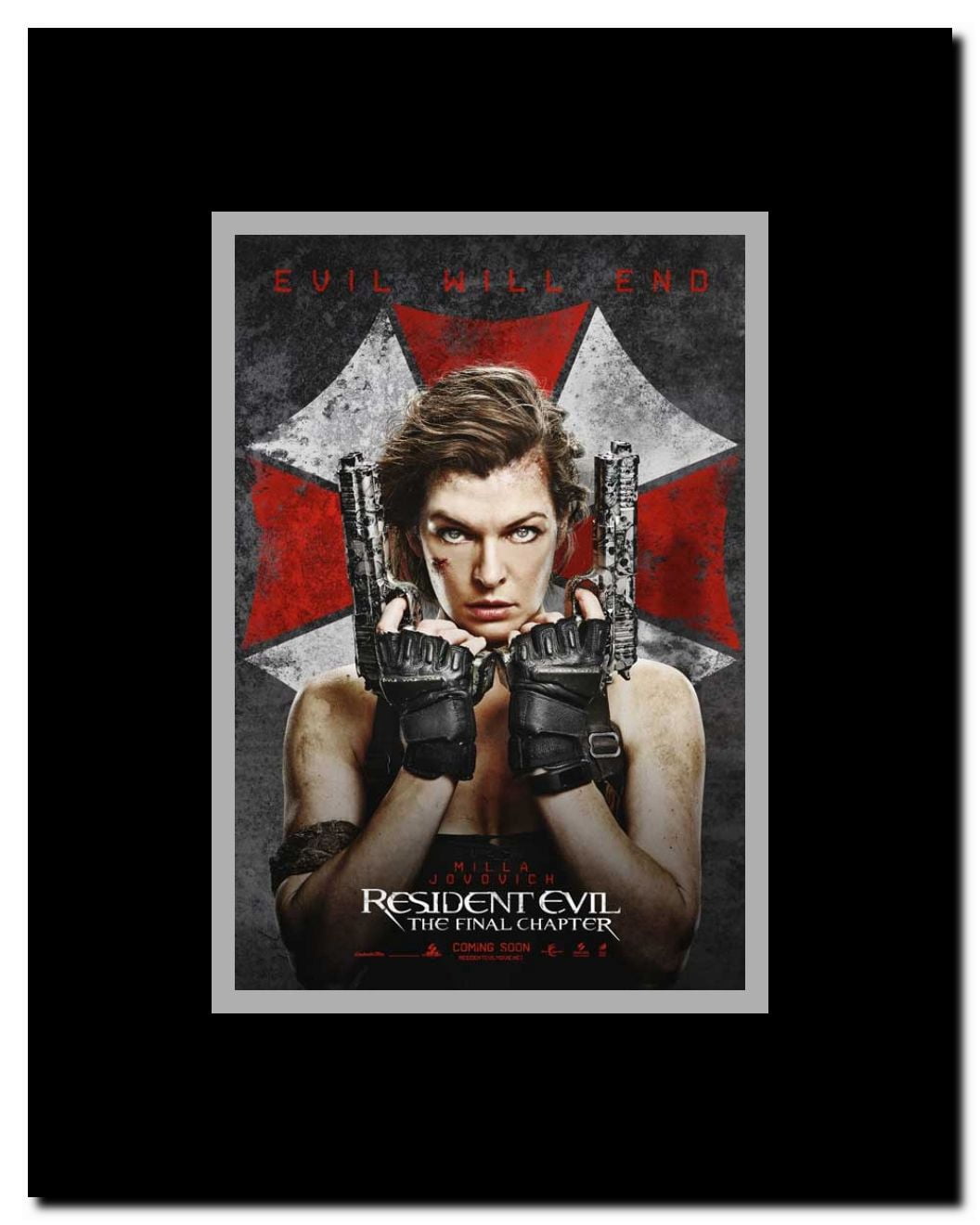Resident Evil: The Final Chapter Framed Movie Poster