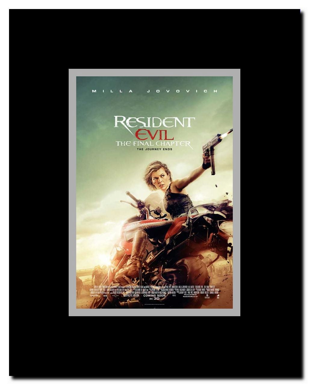 Resident Evil: The Final Chapter Framed Movie Poster