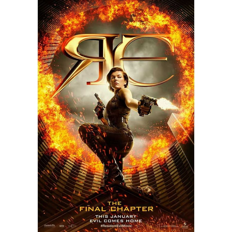 Resident Evil: The Final Chapter Movie POSTER 11 x 17 Style B