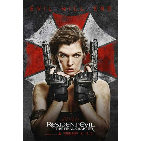 Resident Evil: The Final Chapter Movie POSTER 27" x 40" Style A