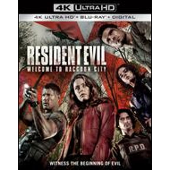 Pre-Owned Resident Evil: Welcome to Raccoon City [4K Ultra HD Blu-ray/Blu-ray] (Blu-Ray 0043396575073) directed by Johannes Roberts