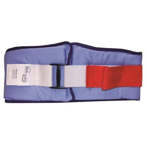 Resident-Release Soft Belt, Hook & Loop with Red Loop Closure