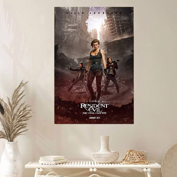 Resident evil extinction movie poster Poster Size 24x36 GoldenGate JSC