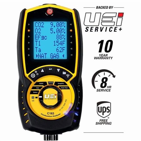 Residential Combustion Analyzer Kit with Differential Pressure & Printer