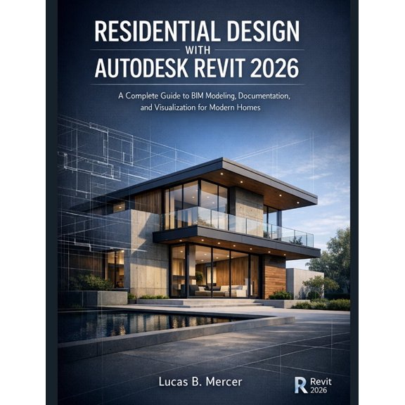 Residential Design with Autodesk Revit 2026: A Complete Guide to BIM Modeling, Documentation, and Visualization for Mode, (Paperback)