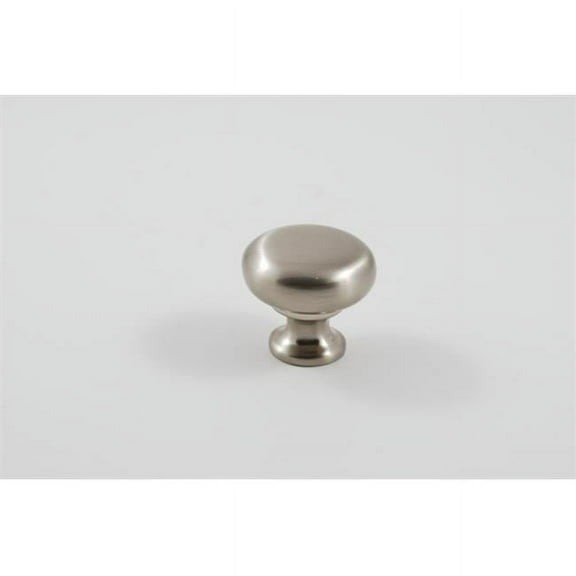 Residential Essentials 10206SN Mushroom Cabinet Knob- Satin Nickel