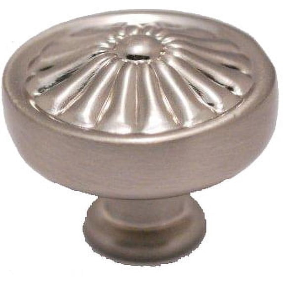 Residential Essentials 10249 1-1/4" Mushroom Cabinet Knob - Nickel
