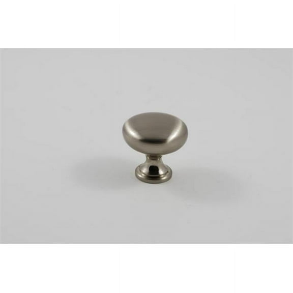 Residential Essentials 10291SN Mushroom Cabinet Knob- Satin Nickel