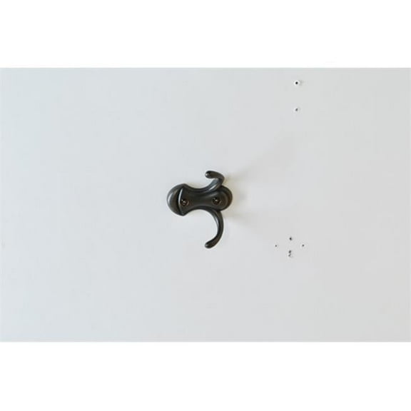 Residential Essentials 10602VB Horizontal Double Robe Coat Hook- Venetian Bronze