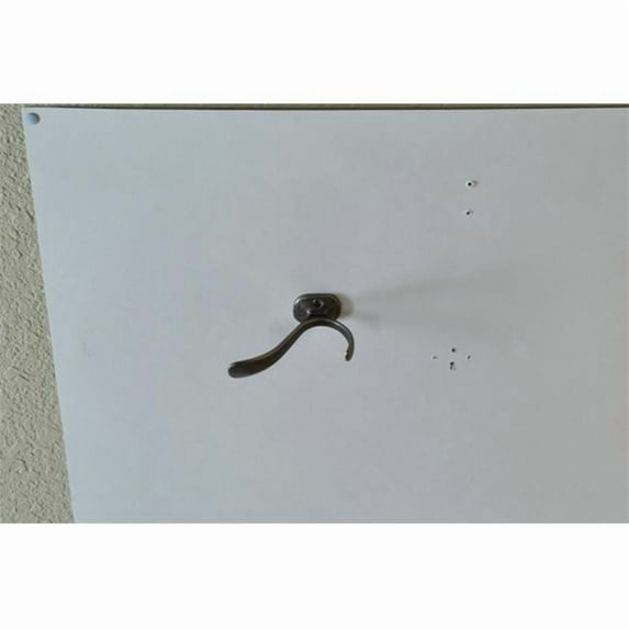 Residential Essentials 10605AP Vertical Double Robe Coat Hook- Aged Pewter