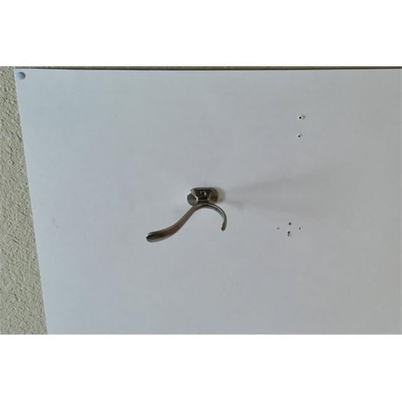 Residential Essentials 10605SN Vertical Double Robe Coat Hook- Satin Nickel