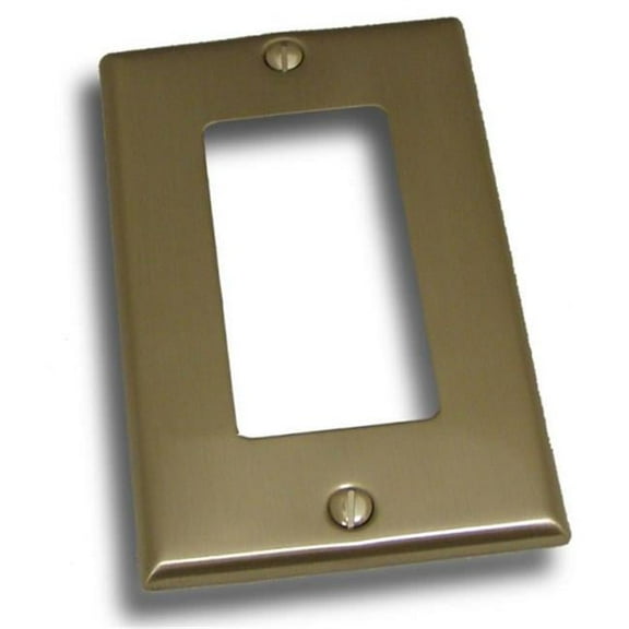 Residential Essentials 10815SN Single Rocker Switch Plate- Satin Nickel