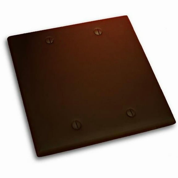 Residential Essentials 10821VB Double Blank Switch Plate- Venetian Bronze