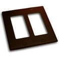 thumbnail image 1 of Residential Essentials 10824VB Double Rocker Switch Plate- Venetian Bronze, 1 of 2
