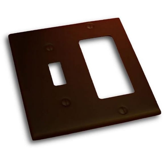 Residential Essentials 10825VB Double Toggle and Rocker Switch Plate- Venetian Bronze