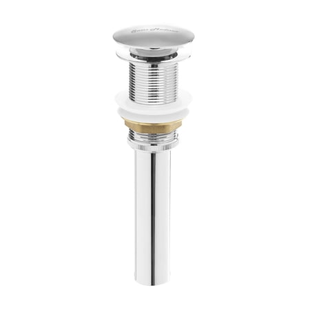 Residential Non-Overflow Pop Up Sink Drain 1.75 in Brushed Chrome