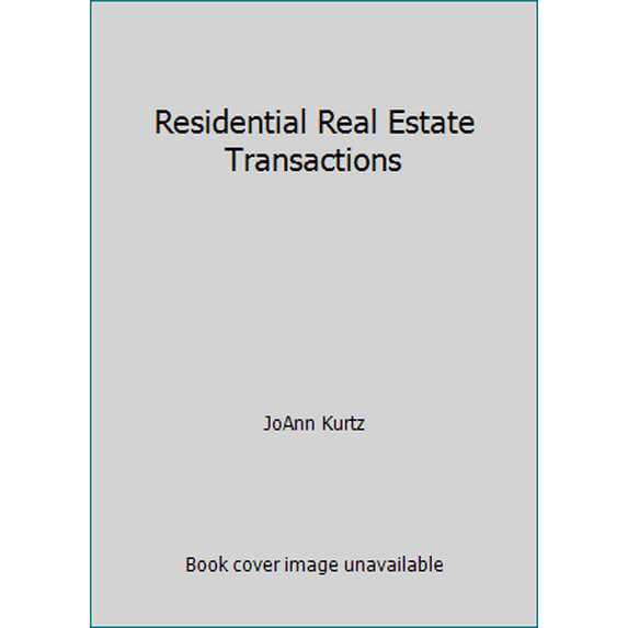 Pre-Owned Residential Real Estate Transactions (Paperback) 1552392813 9781552392812