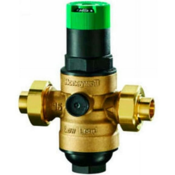 Resideo B1519330 Honeywell 1 in. DS06 Dialset Low Lead Pressure Regulating Valve - Double Union NPT