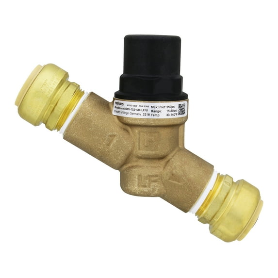 (Price/Each)Honeywell DS05-102-SB-LF 1" Lead Free DN25 Push Connection Pressure Regulating Valve