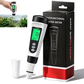 Residual Chlorine Water Quality Detector Pen Portable High Precision Digital Pool Water Tester with LCD Display for Swimming Pool
