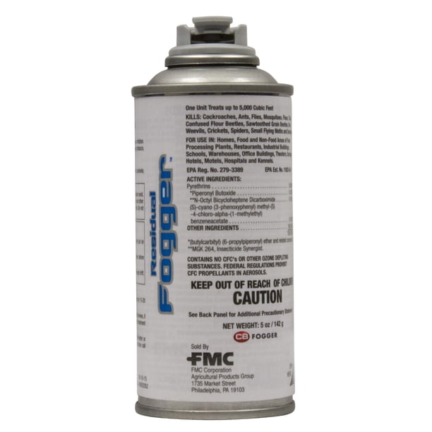 Residual Fogger - Kills Crawling, Flying & Jumping Insects - 5 oz Can ...