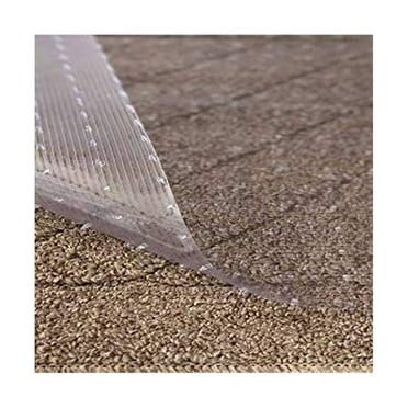 Resilia 27" x 12' Clear Vinyl Plastic Low-Pile Floor Runner/Protector