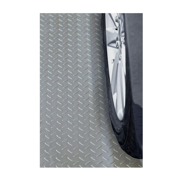 Resilia 4" x 8" Heavy-Duty Garage Floor Runner - Silver