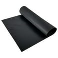 thumbnail image 1 of Resilia - Black Plastic Floor Runner/Protector - Embossed Wide Rib Pattern (36 Inches Wide x 12 Feet Long), 1 of 9