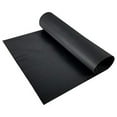 thumbnail image 1 of Resilia - Black Plastic Floor Runner/Protector - Embossed Wide Rib Pattern (36 Inches Wide x 6 Feet Long), 1 of 3