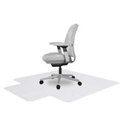 Resilia Office Desk Chair Mat for Low Pile Carpet with Lip, 36" x 48"