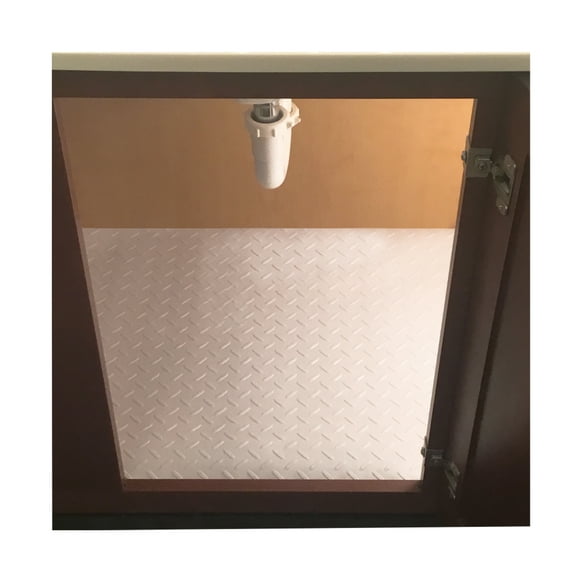 Resilia Premium Under Sink Mats - 24" x 48", Pure White