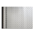 thumbnail image 1 of Resilia - Silver Plastic Floor Runner/Protector - Embossed Diamond Plate Pattern, (27 Inches Wide x 6 Feet Long), 1 of 1