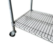 Resilia Wire Rack Shelf Liners - 4 Pack, 24 x 48, Clear Vinyl
