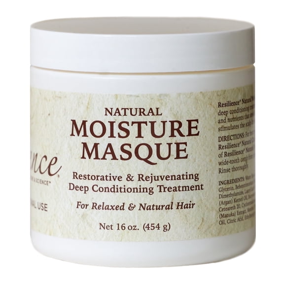 Resilience Moisture Masque with Argan Oil  16 oz | Deep Hydrating & Repairing Treatment for Dry & Damaged Hair | Vegan & Cruelty-Free
