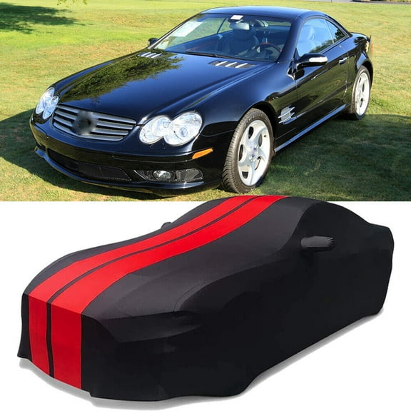 Resilient Car Cover Full Indoor Car Protector Elastic Fabric Scratchproof Protection Car Cover W/Storage Bag