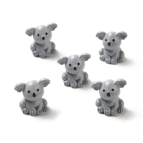 Resin 3D Animal Figurines for Home Office Desktop Decoration Koala 16.5x15x16.5x16.5mm