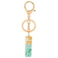 thumbnail image 1 of Resin Alphabet Gold Foil Drop Key Ring, 1 of 2