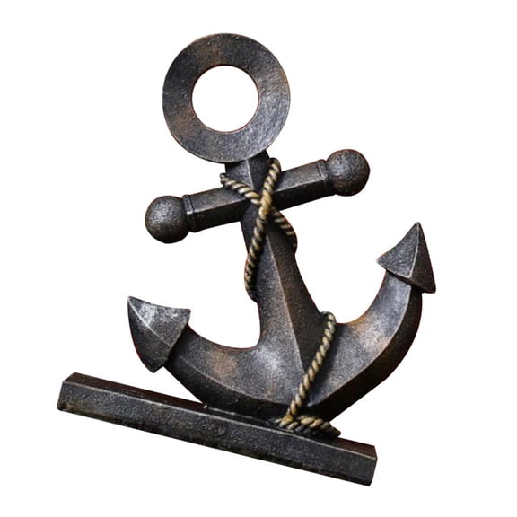Resin Anchor Figurine, , Anchor Model Statue Ornament for Home , indoor and outdoor Tabletop Decoration