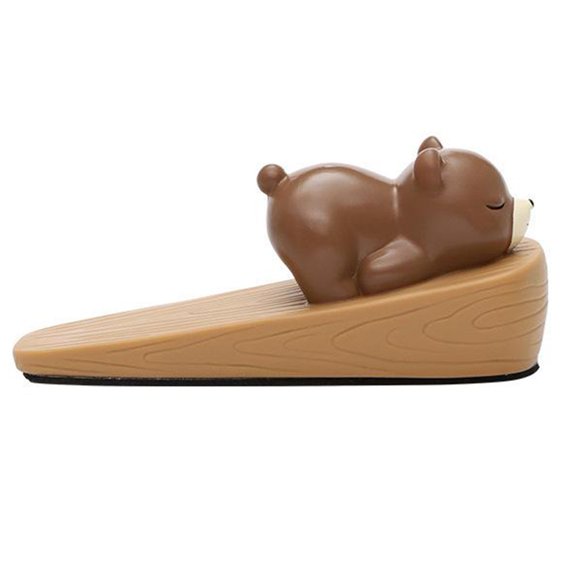 Resin Animal Door Stopper With Adorable Cartoon Design, Non-Slip Base And Build, Keeps Doors Securely Open For Home, Office Or Cafe, Multi-color(Animal Little Bear)