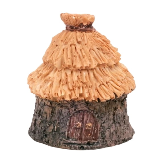 Resin Aquarium Decoration Mini Cottage House Ornament Fish Tank Landscape Decor Rural Village House Scenery