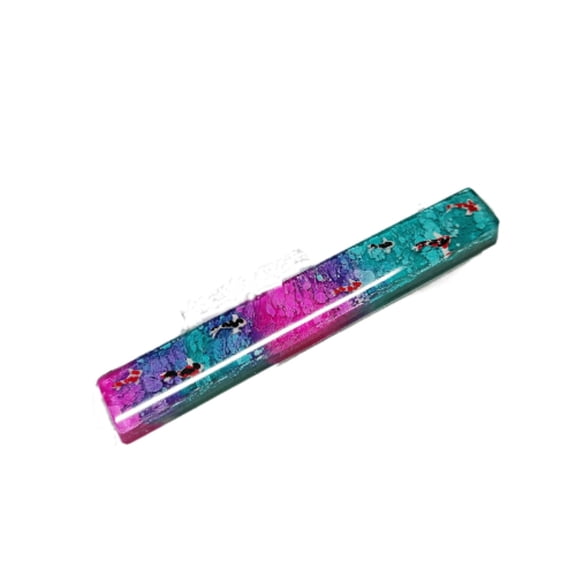 Resin Artisan 6.25u Spacebar Keycap for Mechanical Keyboards, Cherry Profile,Zen Pond Design, Unique Birthday Gift for Men, Custom Keyboard Accessory