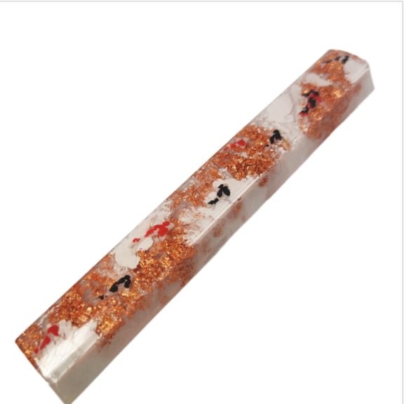 Resin Artisan 6.25u Spacebar Keycap for Mechanical Keyboards, Cherry Profile,Zen Pond Design, Unique Birthday Gift for Men, Custom Keyboard Accessory