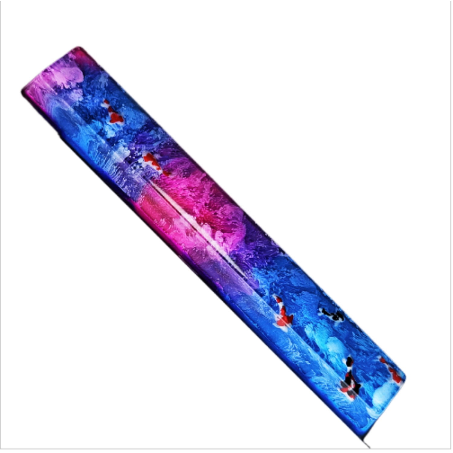 Resin Artisan 6.25u Spacebar Keycap for Mechanical Keyboards, Cherry Profile，Zen Pond Design, Unique Birthday Gift for Men, Custom Keyboard Accessory