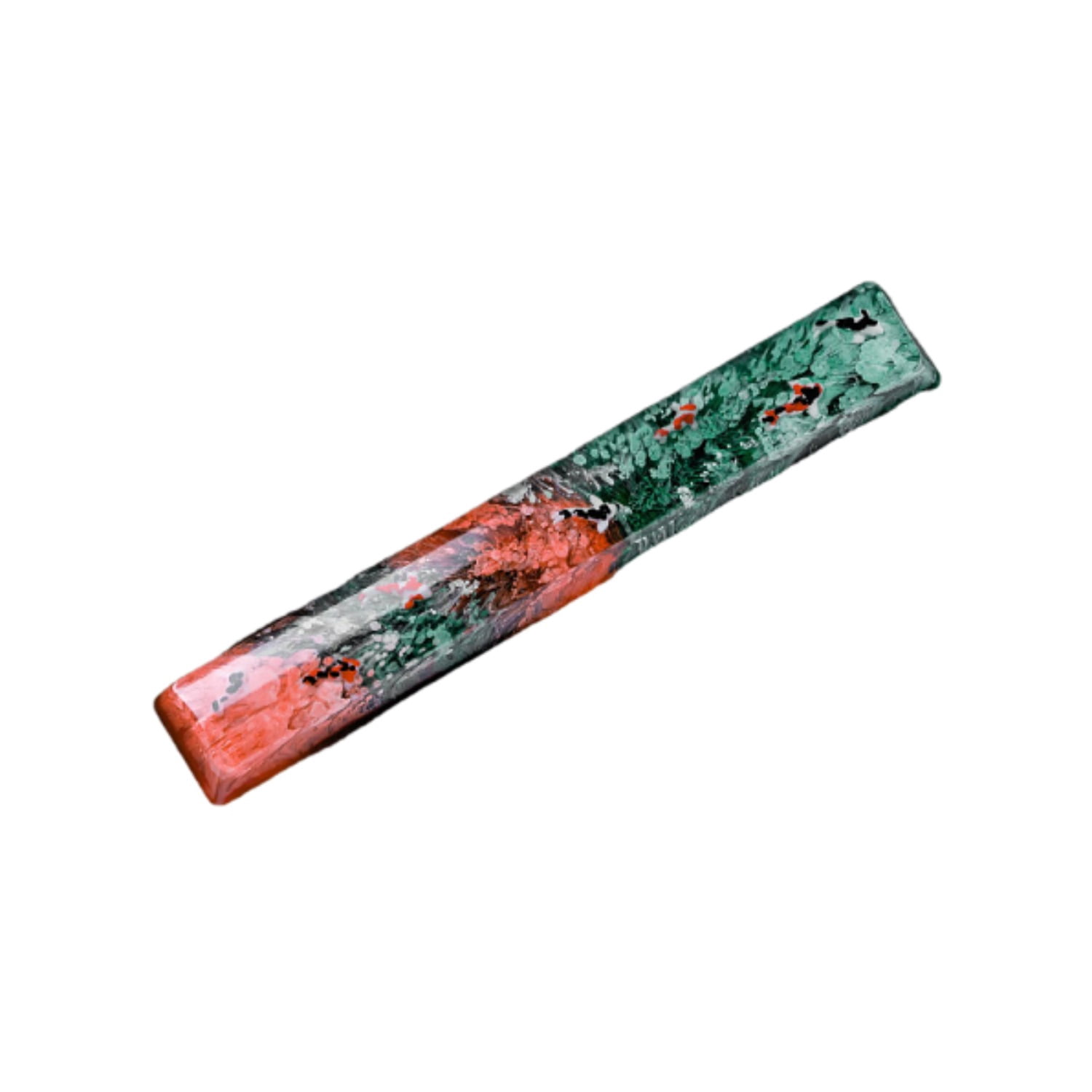 Resin Artisan 6.25u Spacebar Keycap for Mechanical Keyboards, Cherry Profile，Zen Pond Design, Unique Birthday Gift for Men, Custom Keyboard Accessory