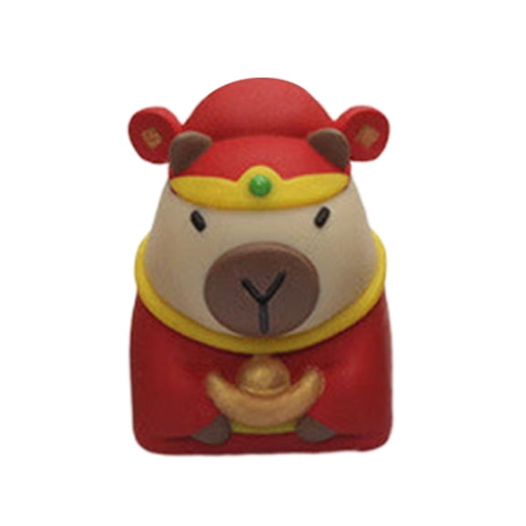 Resin Artisan Keycaps Featuring Adorable Capybara Design Key Caps For Mechanical Keyboards With Vibrant Gradient Color