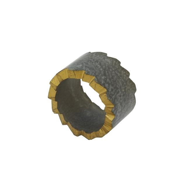 Gray Resin Artistry Circular Napkin Rings, Set of 4