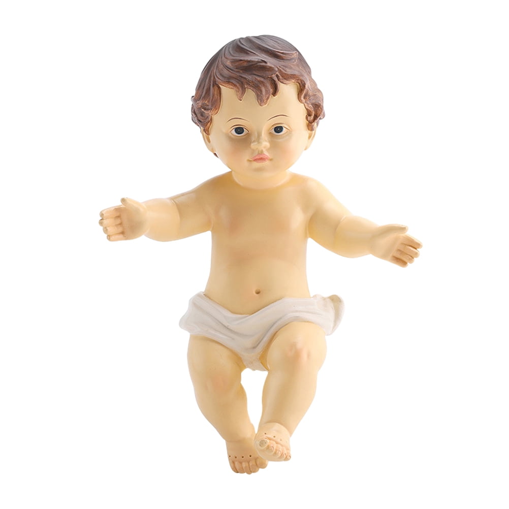 Resin Baby Jesus Party Festival Jesus Doll Ornament Desktop Jesus Doll ...