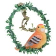 thumbnail image 1 of Resin Bird Figurine Hanging Decor for Outdoor Garden Front Porch or Balcony Easy to Hang Cute Bird Figurine Hanging Bird Wreath, 1 of 8