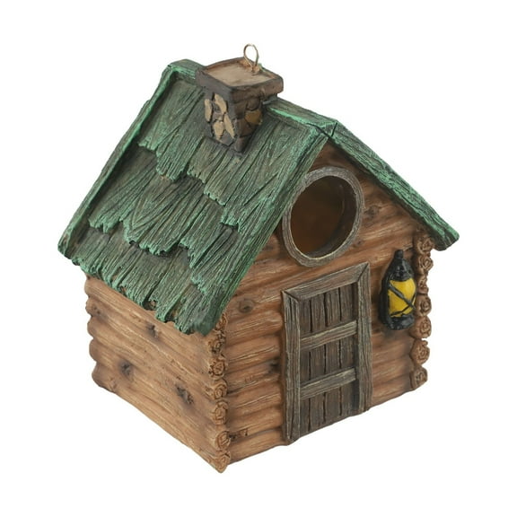 Resin Bird for Nest Garden Decoration Breeding Winter Tree Hanging Courtyard Layout